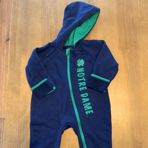 Notre Dame Bunting Body Suit Romper